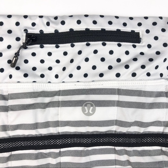 Lululemon Run Pace Setter Skirt Twin Stripe 10 - Picture 4 of 8